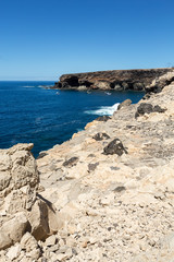 Coves and caves in Ajuy, Fuerteventura, Canary Islands, Spain