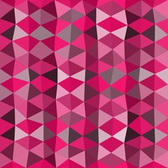 Obraz premium Pink mosaic background consist of triangles