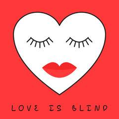 love is blind concept