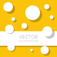 Circle modern business design template.