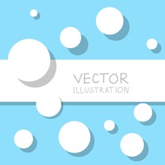 Circle modern business design template.