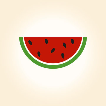 Watermelon. Watermelon icon.