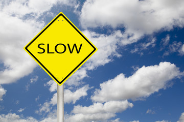 drive slow sign