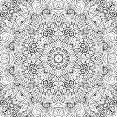 Vector Seamless Abstract Tribal Pattern