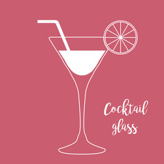 Cocktail glass icon.