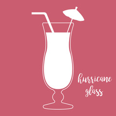 Hurricane glass icon