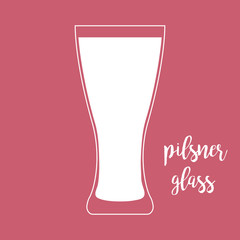 Pilsner glass icon