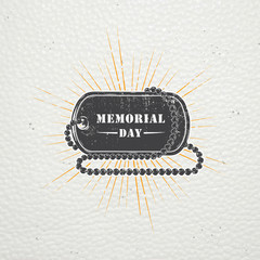 Happy Memorial day set. The celebration of patriotic celebration of America. Detailed elements. Typographic labels, stickers, logos and badges.