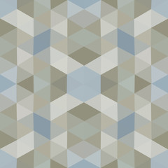 Kaleidoscopic low poly triangle style vector mosaic background