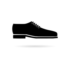 Mens dress shoe vector isolated