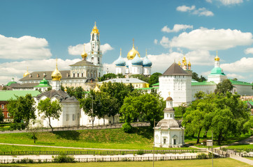 Fototapeta na wymiar Trinity Lavra of St. Sergius - Monastery in Sergiyev Posad