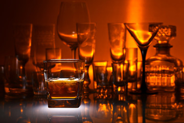 whiskey with ice