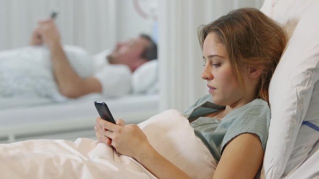 Patients using smart phones