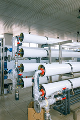 installation of industrial membrane devices