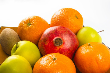 Assortment of exotic fruits