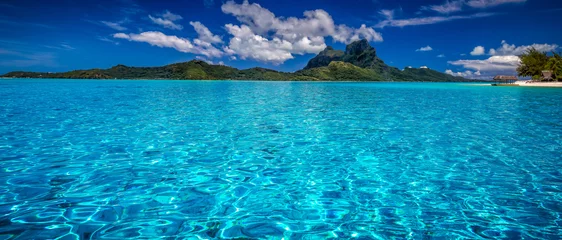 Crédence de cuisine en verre imprimé Bora Bora, Polynésie française Polynésie française