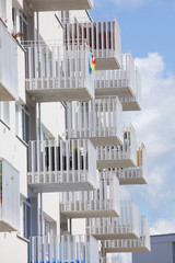 Modernes Wohnhaus, Balkone