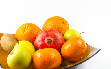 Assortment of exotic fruits