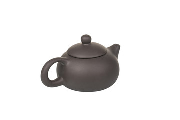 Chinese traditional style teapot on white background
