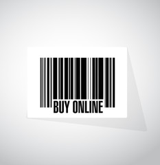 buy online barcode sign illustration design