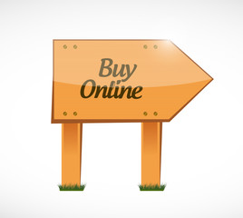 buy online wood sign illustration design