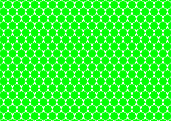 Simple polygons of Arabic style only green