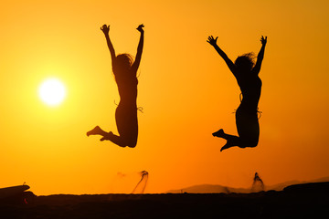 Happy girls