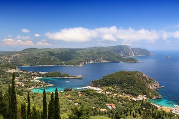 Fototapeta na wymiar Corfu landscape - Paleokastritsa