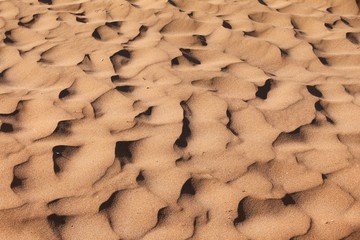 Mini sand dunes