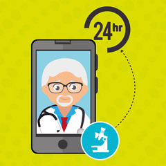 doctor with isolated icon design, vector illustration  graphic 