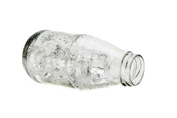 ice cubes isolated on  white background