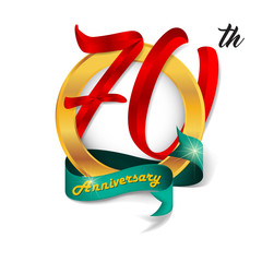 Anniversary emblems template design