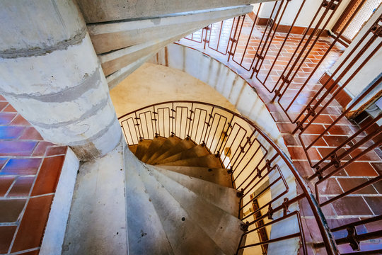 Interior Of Bell Tower Of Church Of St. Donat, Building From The 9th Century In Zadar, Croatia