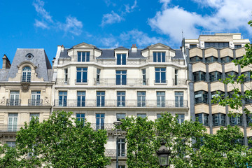 Stadthäuser in Paris