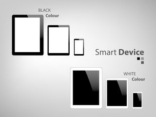 Smart Device Tablet and smart phone Vector