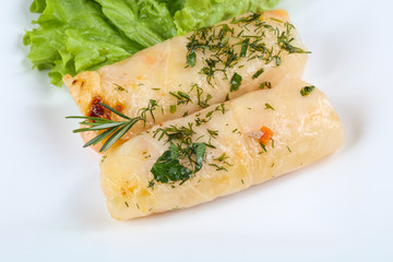 Stuffed cabbage rolls