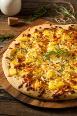 Homemade Potato Rosemary Pizza
