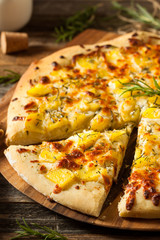 Homemade Potato Rosemary Pizza