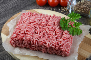 Minced beef meat