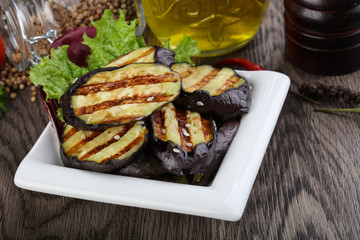 Grilled eggplant