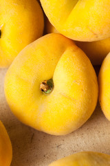 Raw Organic Yellow Pie Peaches