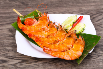 Prawn skewer