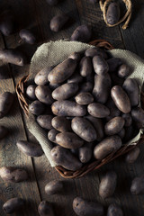 Raw Organic Purple Potatoes