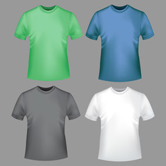 цветной набор мужские футболки