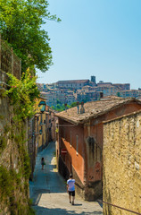 Fototapeta na wymiar Perugia, an awesome medieval city, capital of Umbria region, central Italy