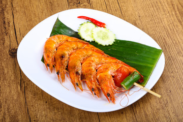 Prawn skewer