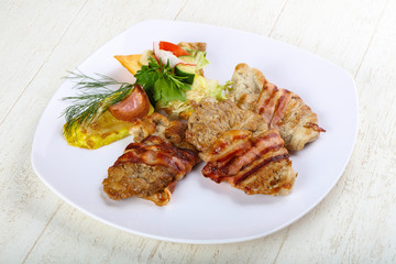 Baked pork