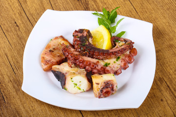 Grilled octopus