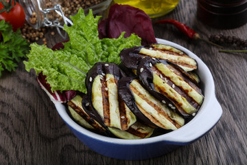 Grilled eggplant