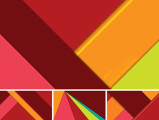 Material design abstract background